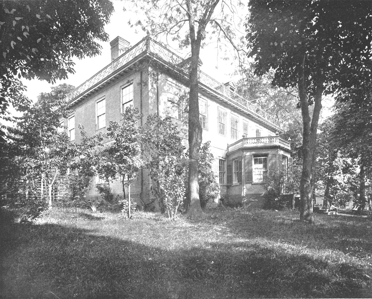 Schuyler Mansion, Albany, New Yorkin osavaltio, Yhdysvallat, c1900. tekijältä Unbekannt