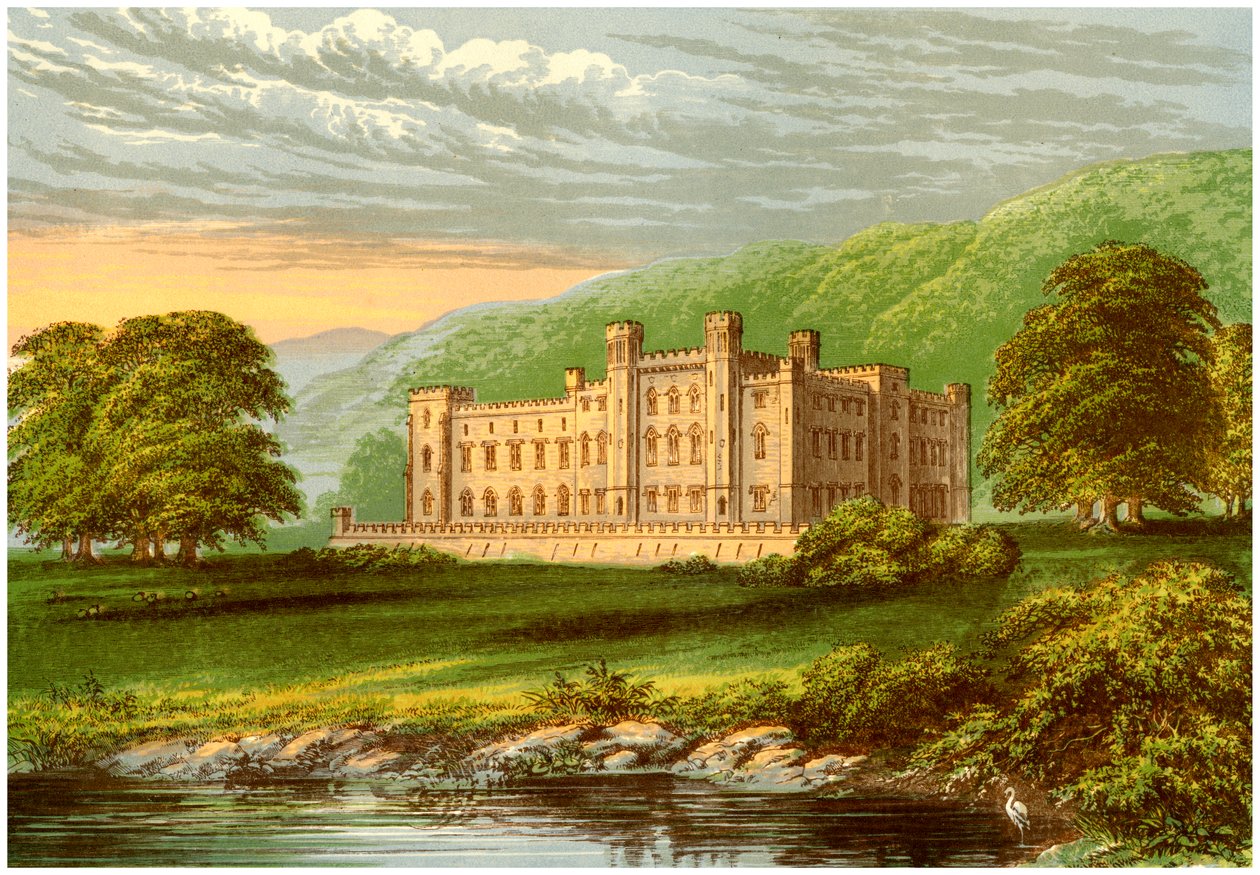 Scone Palace, Perthshire, Skotlanti, Earl of Mansfieldin koti, vuodelta 1880 tekijältä Unbekannt