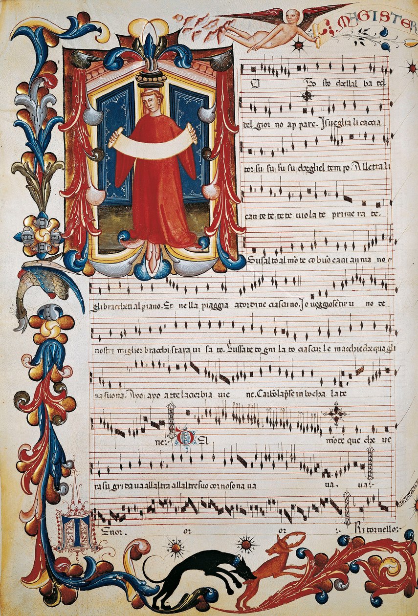 Squarcialupi Codex, n.1410-1415 tekijältä Unbekannt