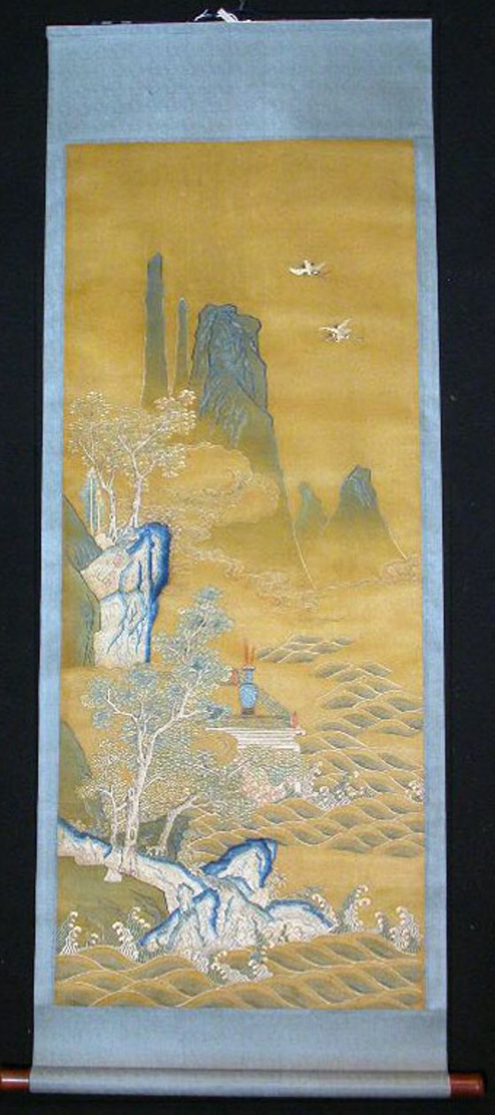Scroll, Kiina, Qing-dynastia 1644-1911, n. 1840. tekijältä Unbekannt