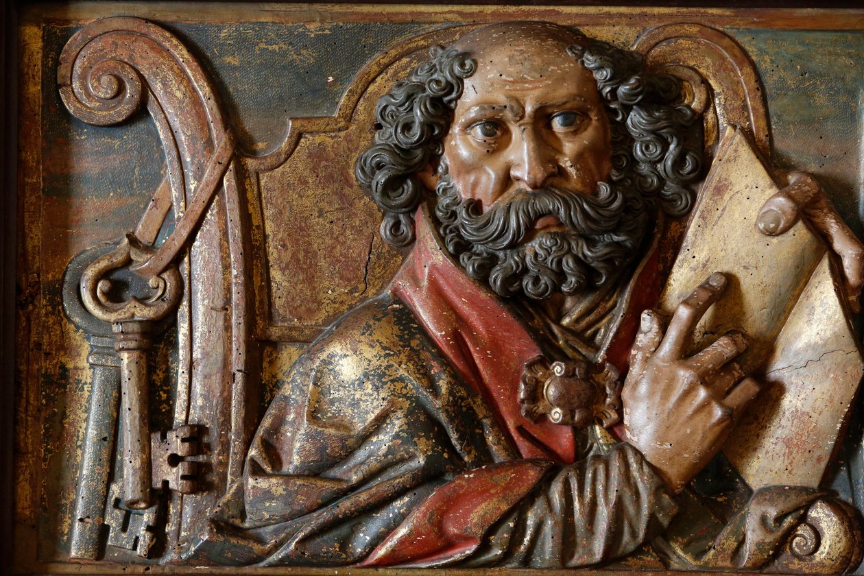Veistos Mallorcan katedraalissa: Saint Peter, Palma, Espanja tekijältä Unbekannt