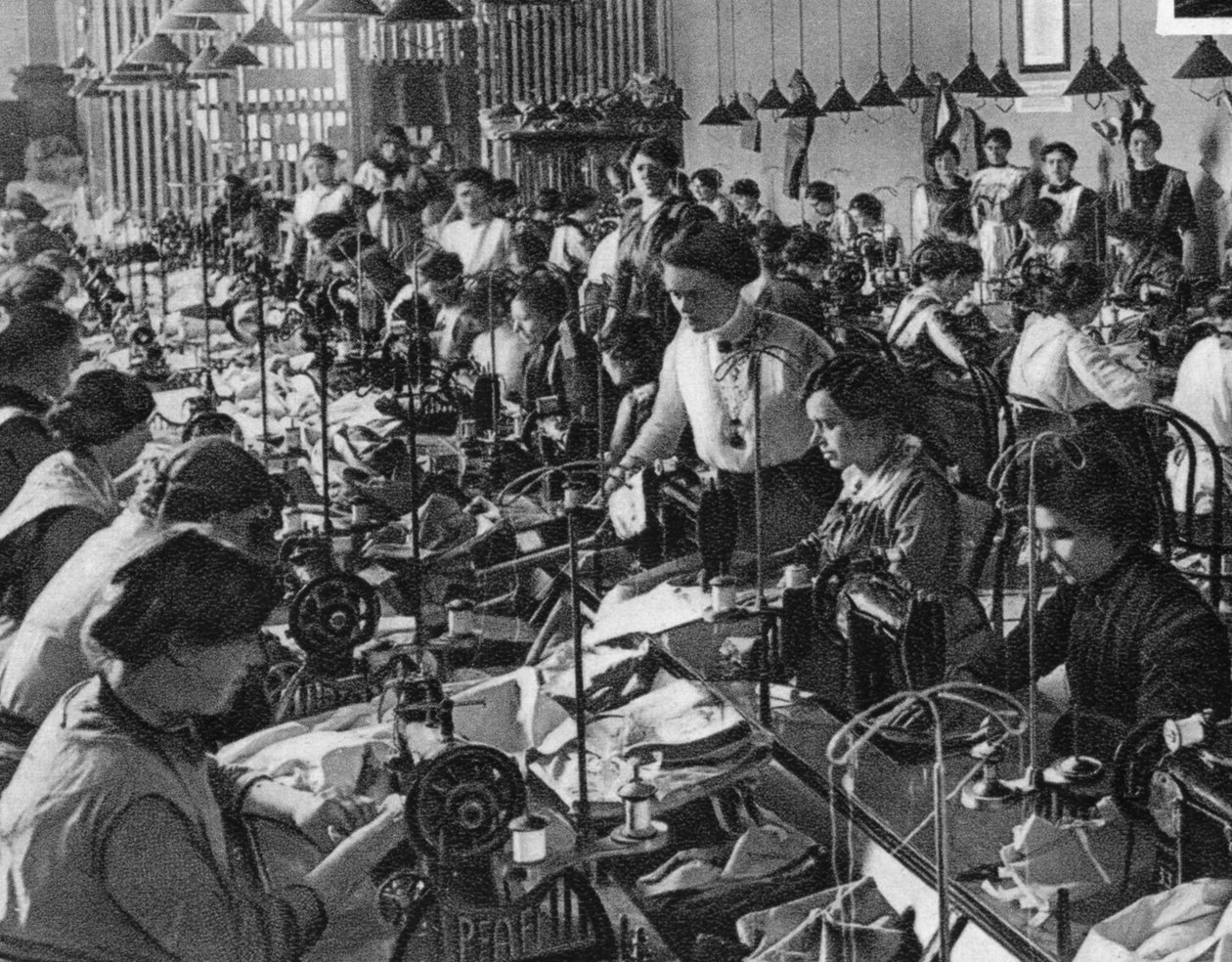 Naisten kansallisliiton ompelijat, Frankfurt am Main, ensimmäinen maailmansota, 1915 tekijältä Unbekannt