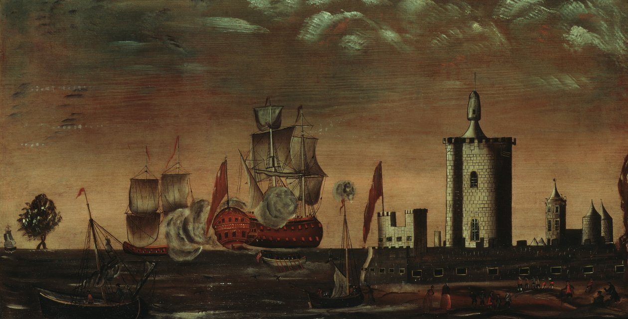 Merimaisemafantasia, 1770-1800. tekijältä Unbekannt