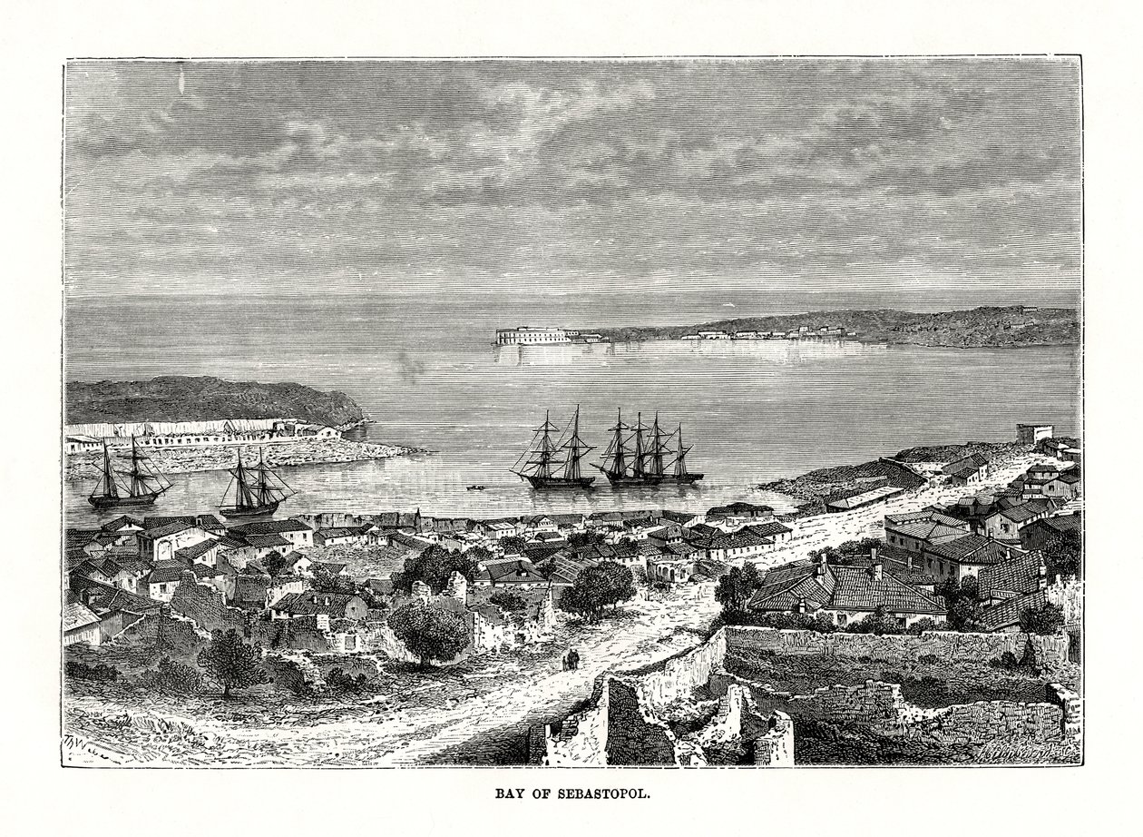 Sebastopol, Ukraina, 1879 tekijältä Unbekannt