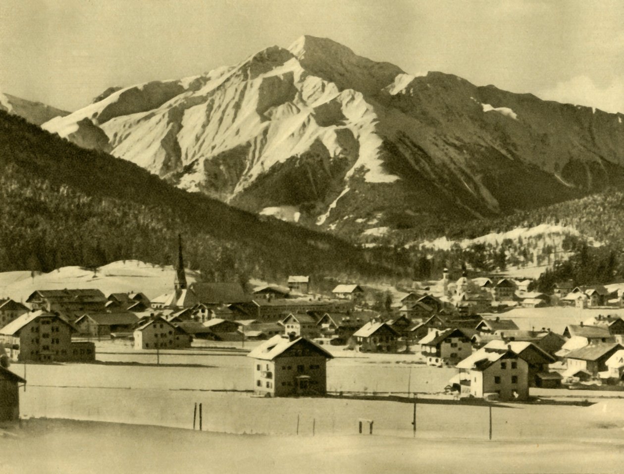 Seefeld in Tirol, Itävalta, vuodelta 1935. tekijältä Unbekannt