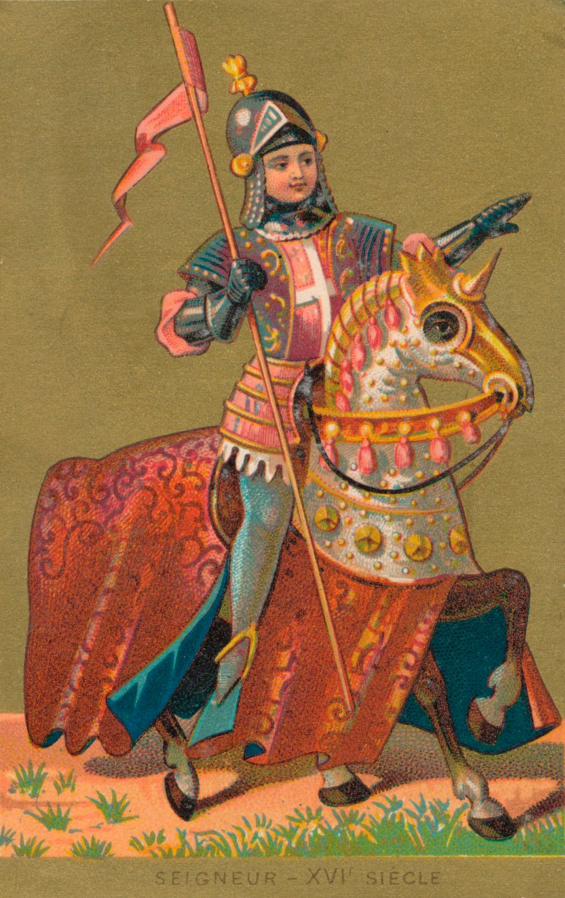 Seigneur -XVI Siecle 1500-luvun herra, 1910-luku tekijältä Unbekannt