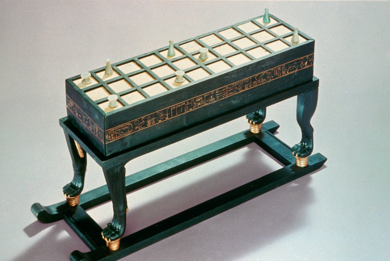 Senet-pelilauta, Tutankhamonin haudasta, 18. dynastia tekijältä Unbekannt