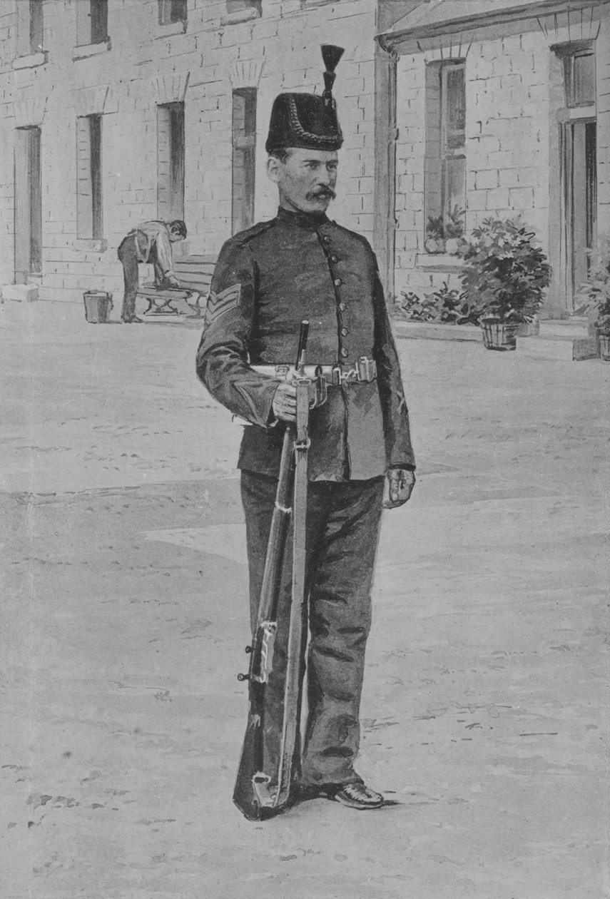 Kersantti, The Kings Royal Rifle Corps, 1880 tekijältä Unbekannt