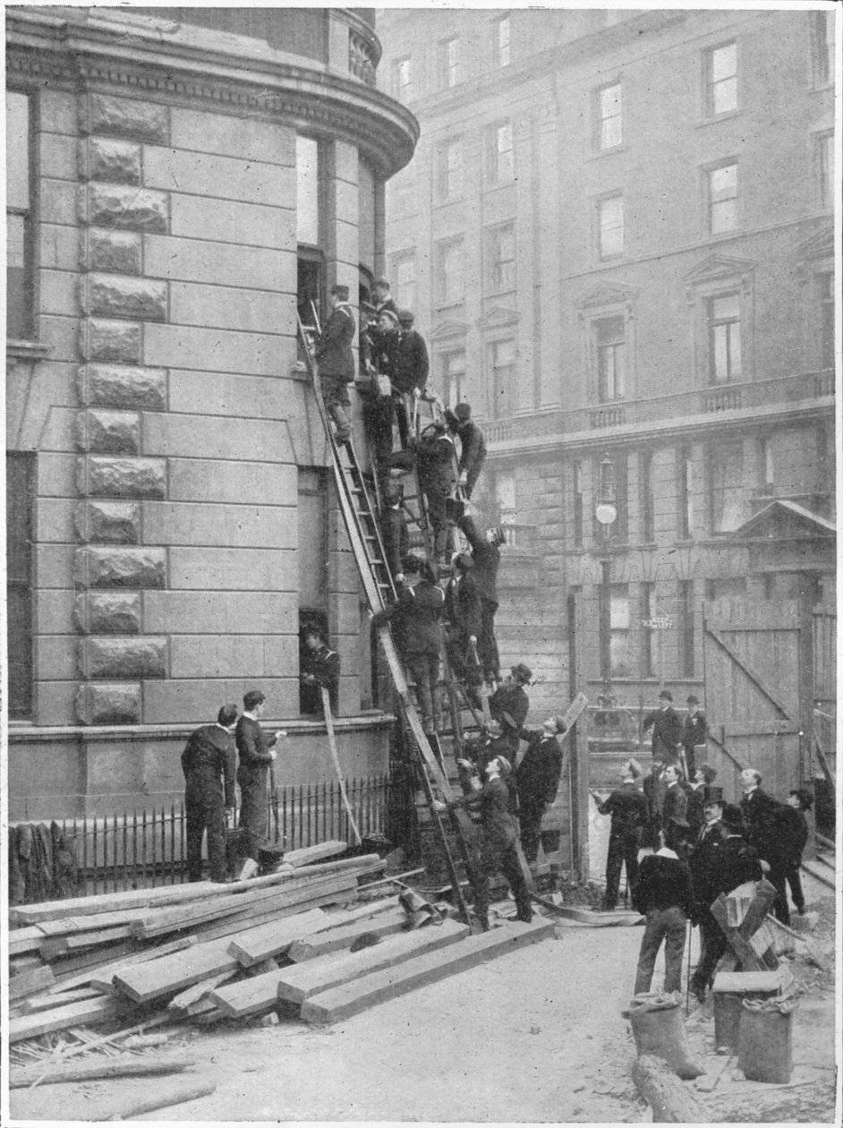 Palvelijoiden palokunta Hotel Cecilissä, Lontoossa, c1903 1903 tekijältä Unbekannt