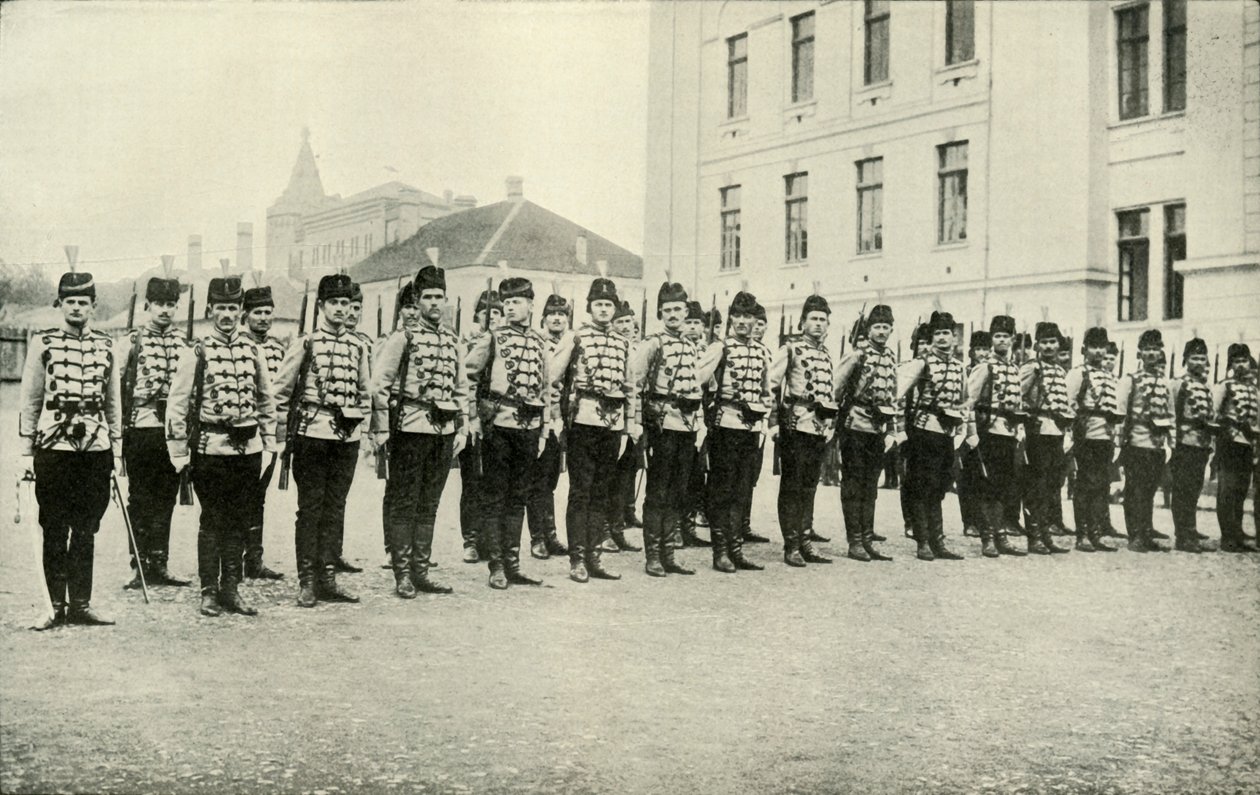 Servian ratsuväki paraatissa, 1919. tekijältä Unbekannt