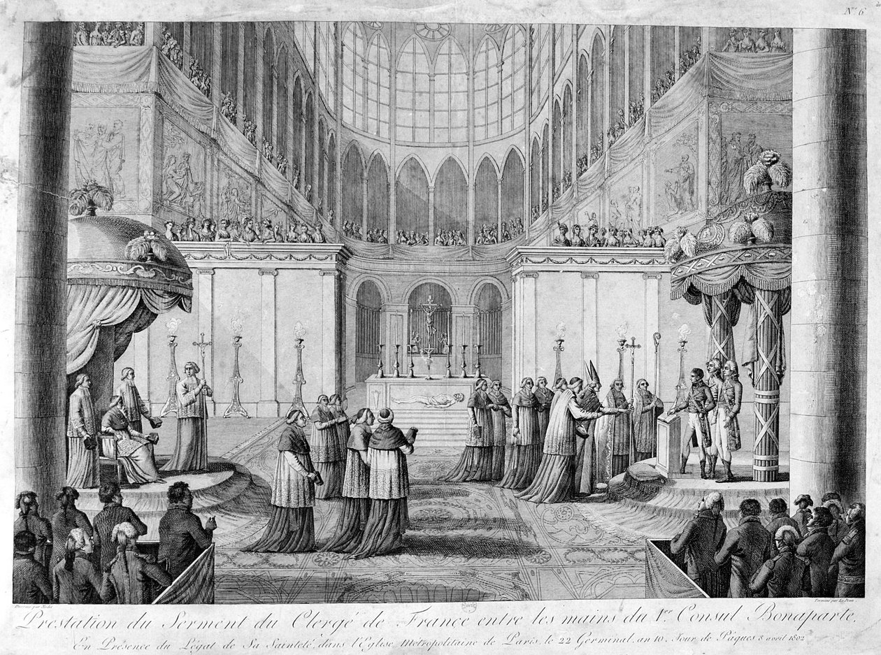 Ranskan papiston valan palvelus, 1800-luku tekijältä Unbekannt