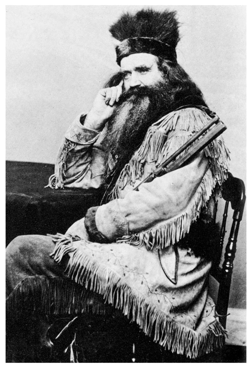 Seth Kinman, yhdysvaltalainen metsästäjä, 1860-luku 1955 tekijältä Unbekannt