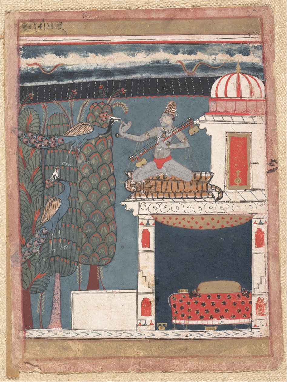Setmalar Ragini: Folio ragamala-sarjasta Garland of Musical Modes, n. 1630-40. tekijältä Unbekannt