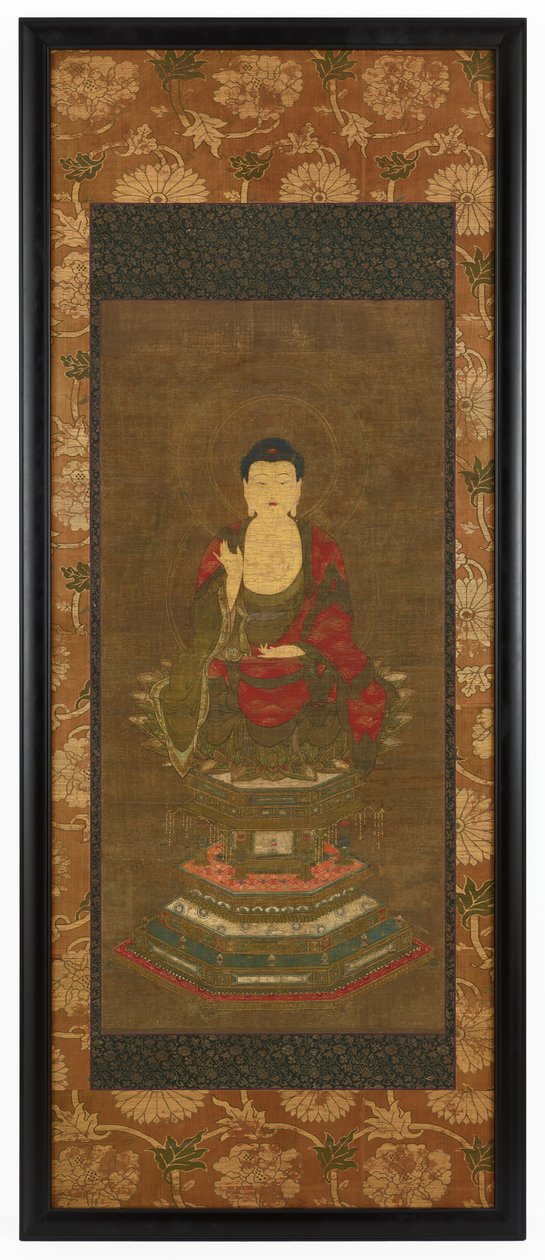 Shakyamuni saarnaa, Muromachi-kausi, 1500-luku. tekijältä Unbekannt