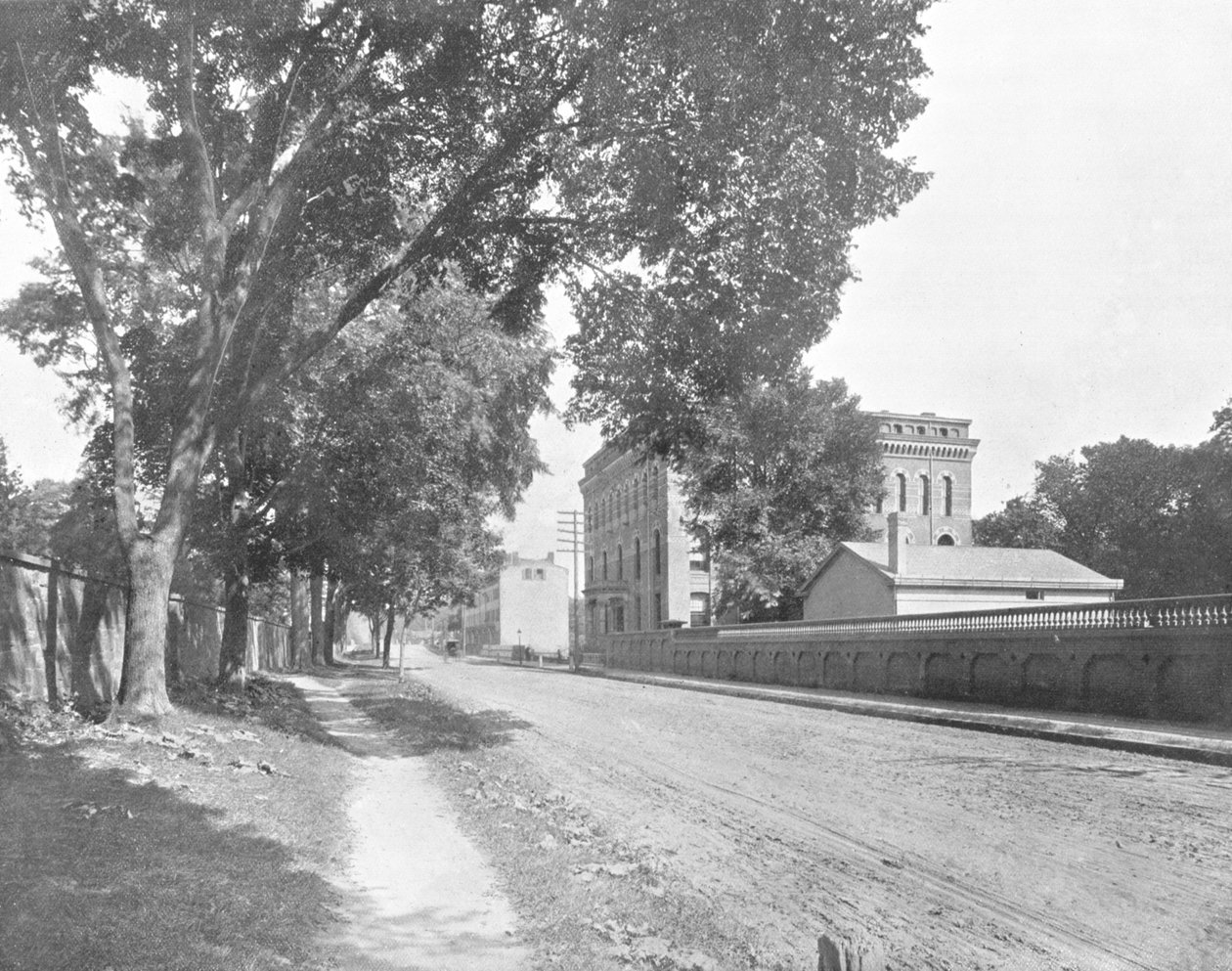Sheffield Hall, Yale College, New Haven, Connecticut, Yhdysvallat, c1900. tekijältä Unbekannt