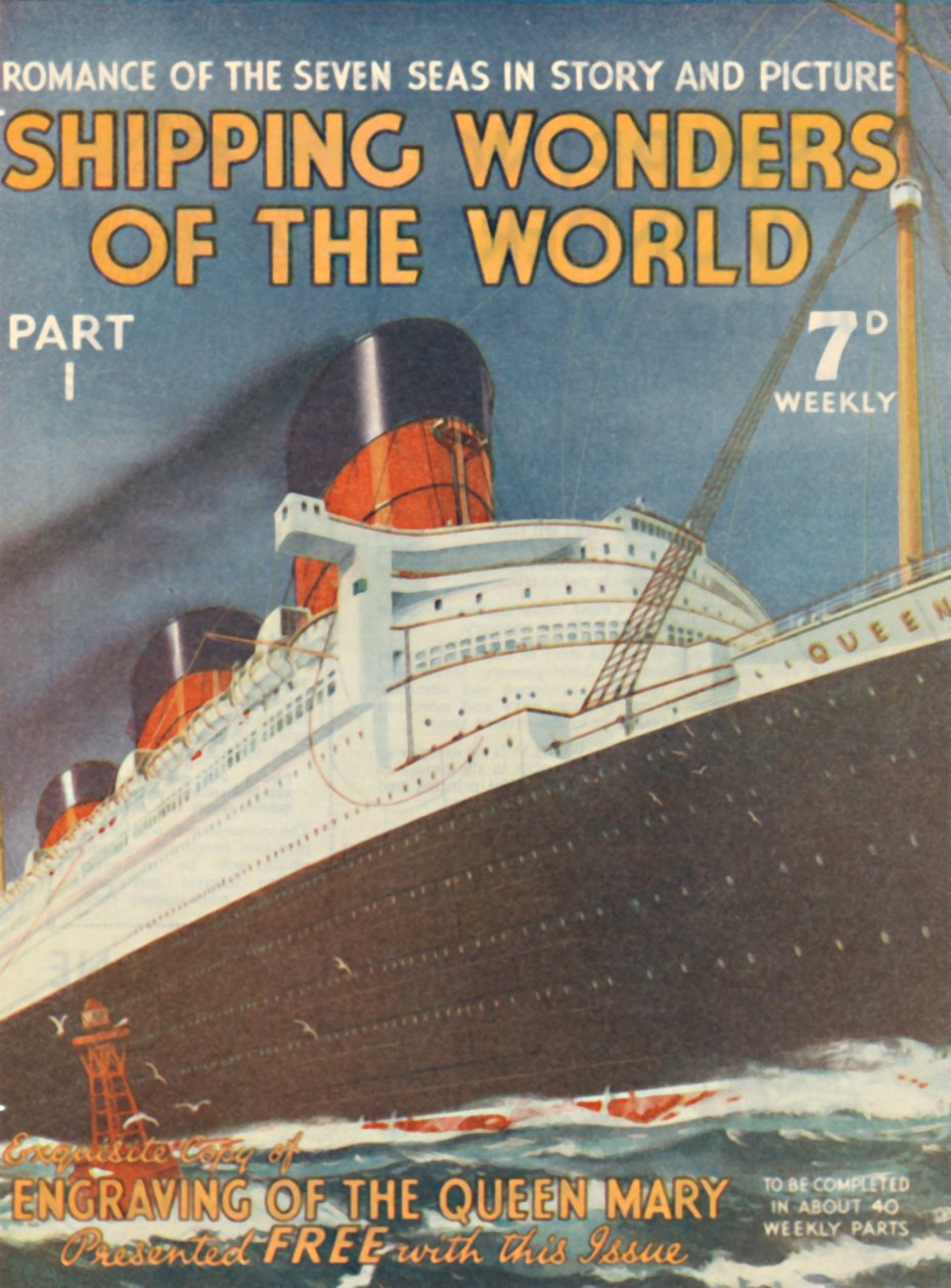Shipping Wonders of the World, osa I -mainos, 1935 tekijältä Unbekannt