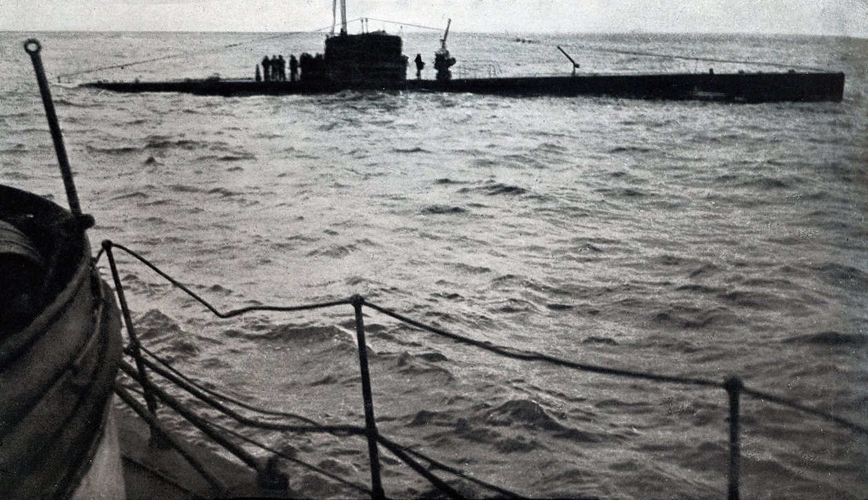Republikaanien sukellusveneen B6 haaksirikko, elokuu 1936 (m/v kuva) tekijältä Unbekannt