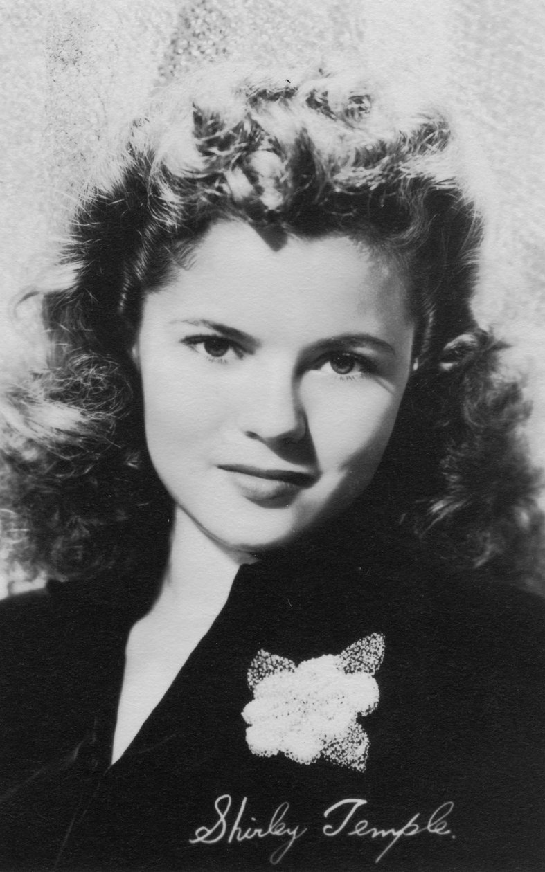 Shirley Temple s. 1928, yhdysvaltalainen näyttelijä, 1940-luku tekijältä Unbekannt