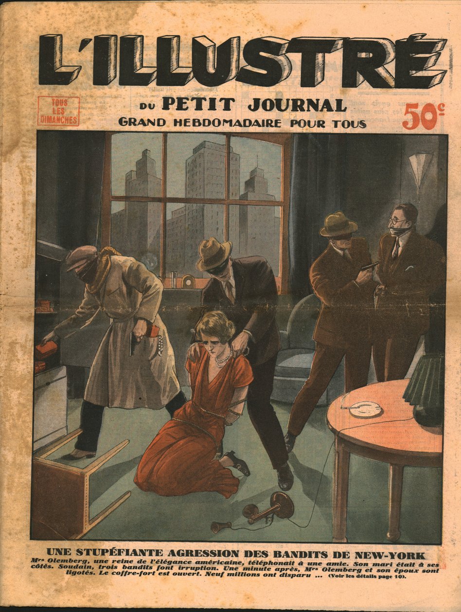 Järkyttävä rosvojen ryöstö New Yorkissa, 1932. tekijältä Unbekannt