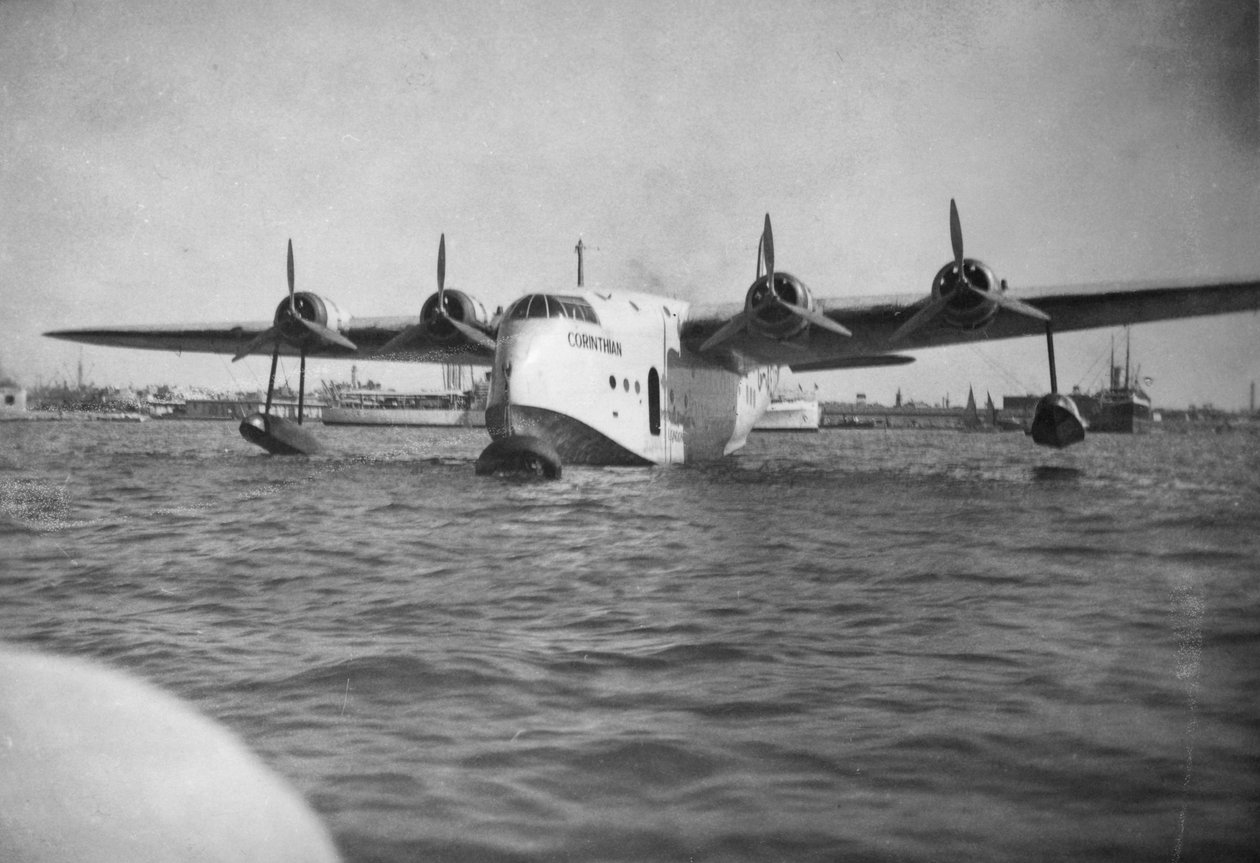 Short Empire lentävä vene Corinthian, Alexandria, Egypti, c1938-c1941 tekijältä Unbekannt