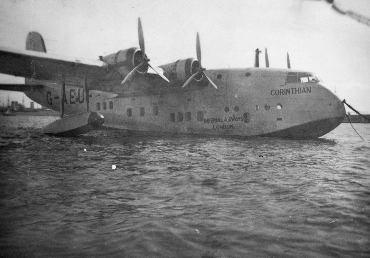 Short Empire lentävä vene Corinthian, Alexandria, Egypti, c1938-c1941 tekijältä Unbekannt