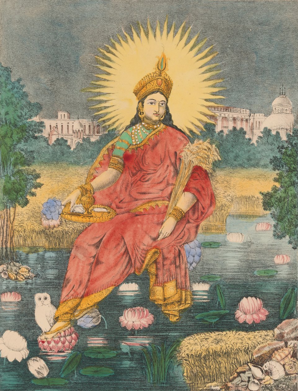 Sri Sri Lakshmi, K. 1880. tekijältä Unbekannt