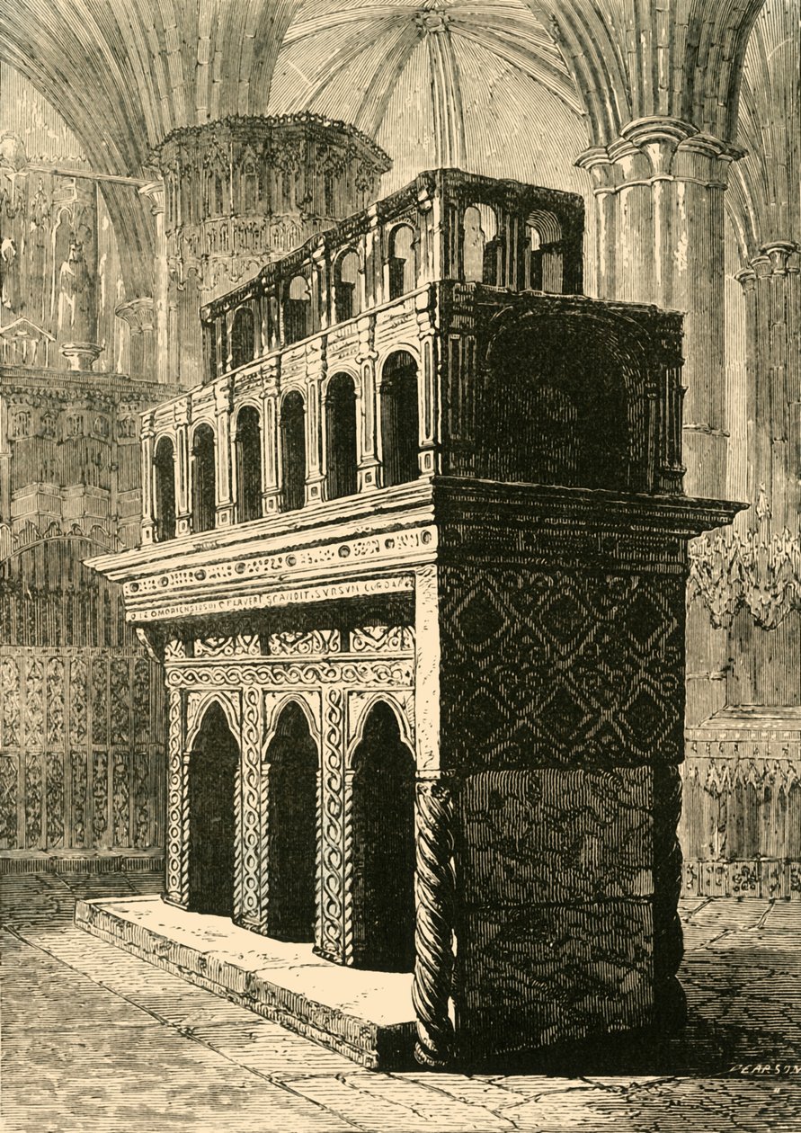 Edward Tunnustajan pyhäkkö, Westminster Abbey, 1890. tekijältä Unbekannt