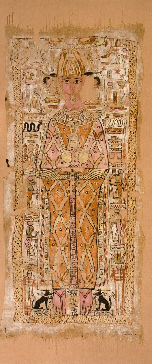 Nespawtytawyn käärinliina, kaiverrettu hieroglyfeillä, 2. vuosisadalla tekijältä Unbekannt