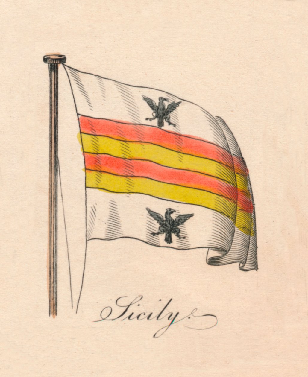 Sisilia, 1838 tekijältä Unbekannt