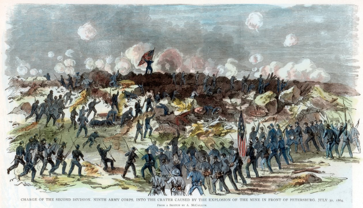 Pietarin piiritys, Virginia, Amerikan sisällissota, 30. heinäkuuta 1864 tekijältä Unbekannt