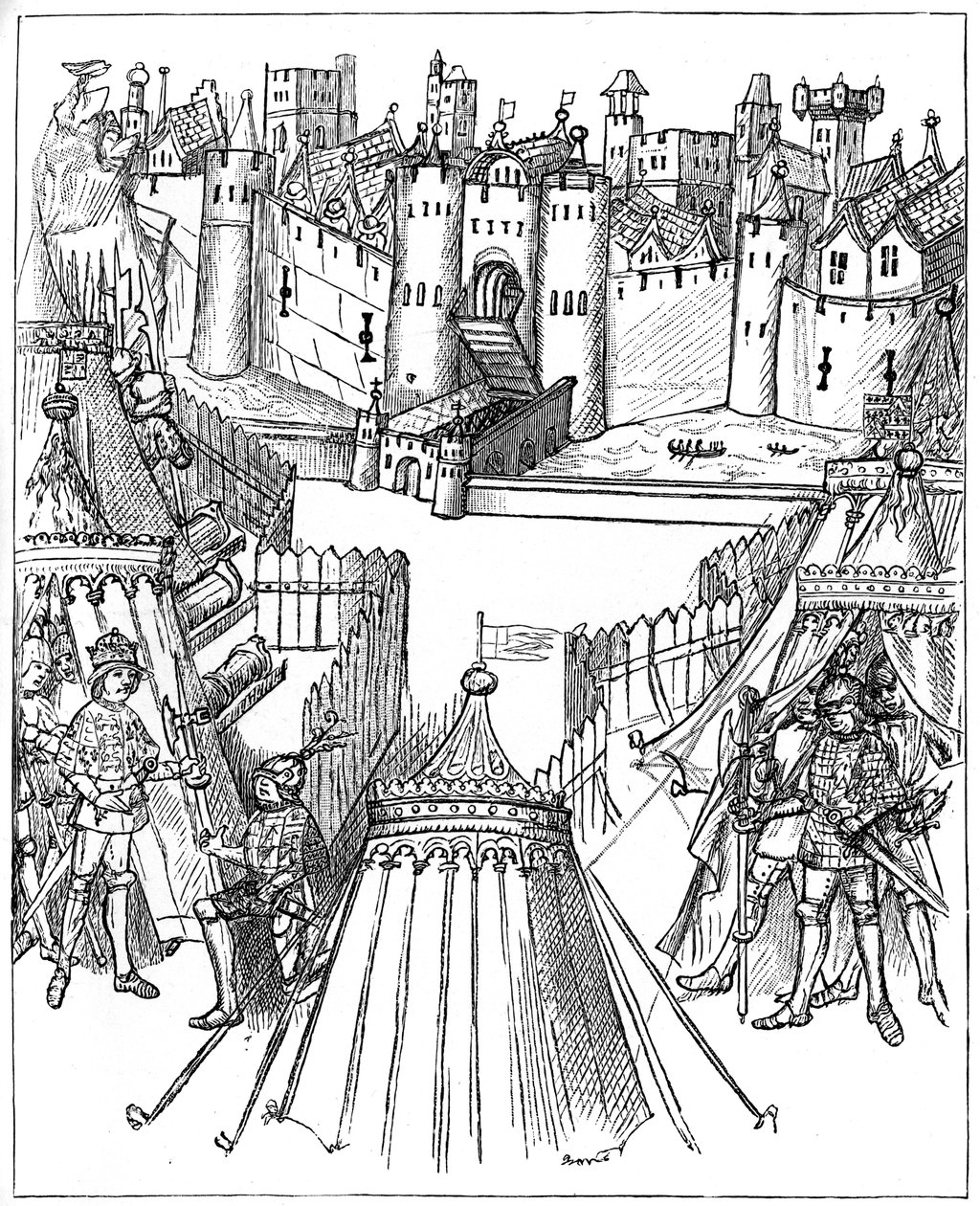 Rouenin voitot, 1418-1419, 1893 tekijältä Unbekannt