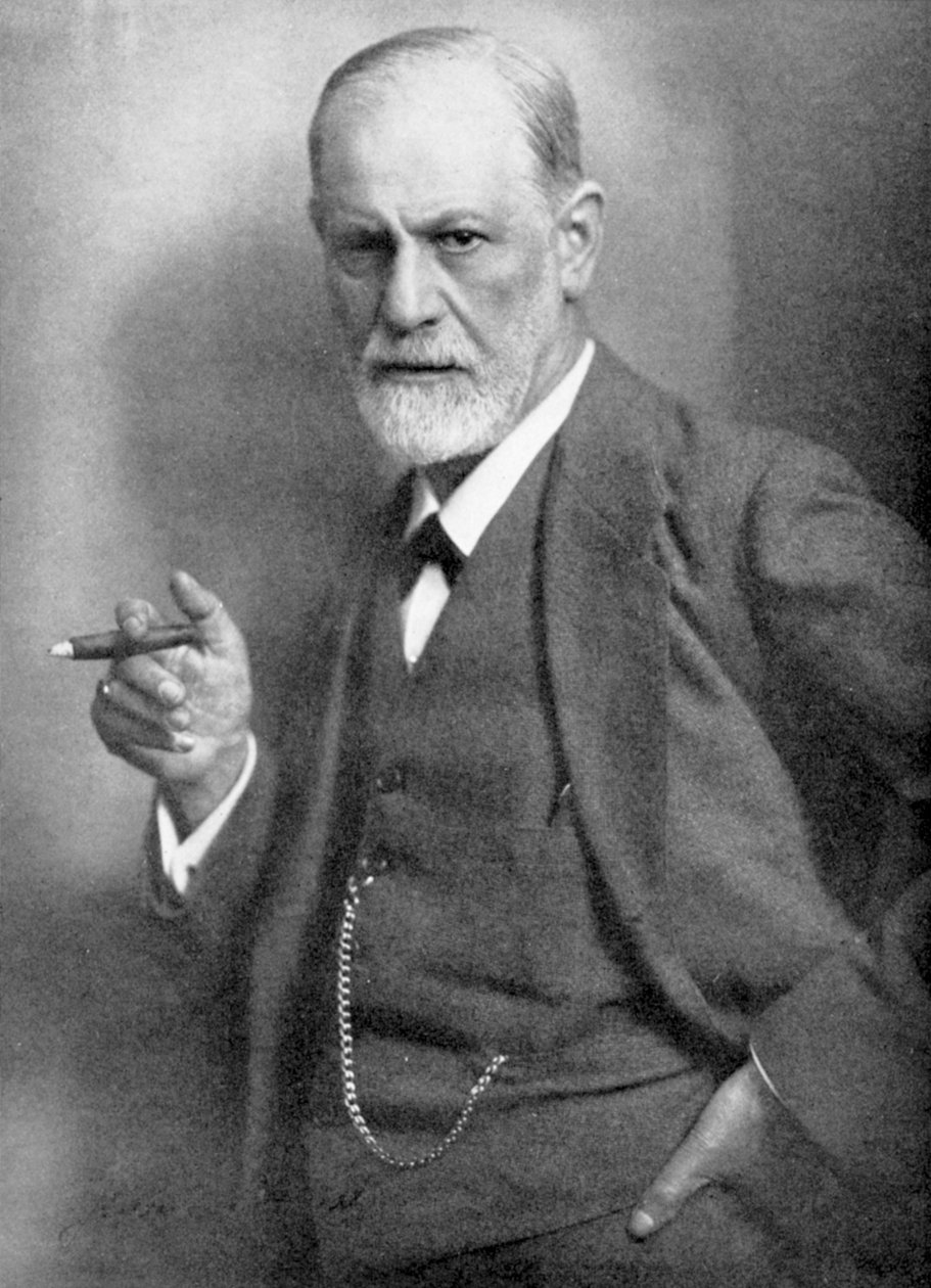 Sigmund Freud 1856-1939, itävaltalainen neurologi tekijältä Unbekannt