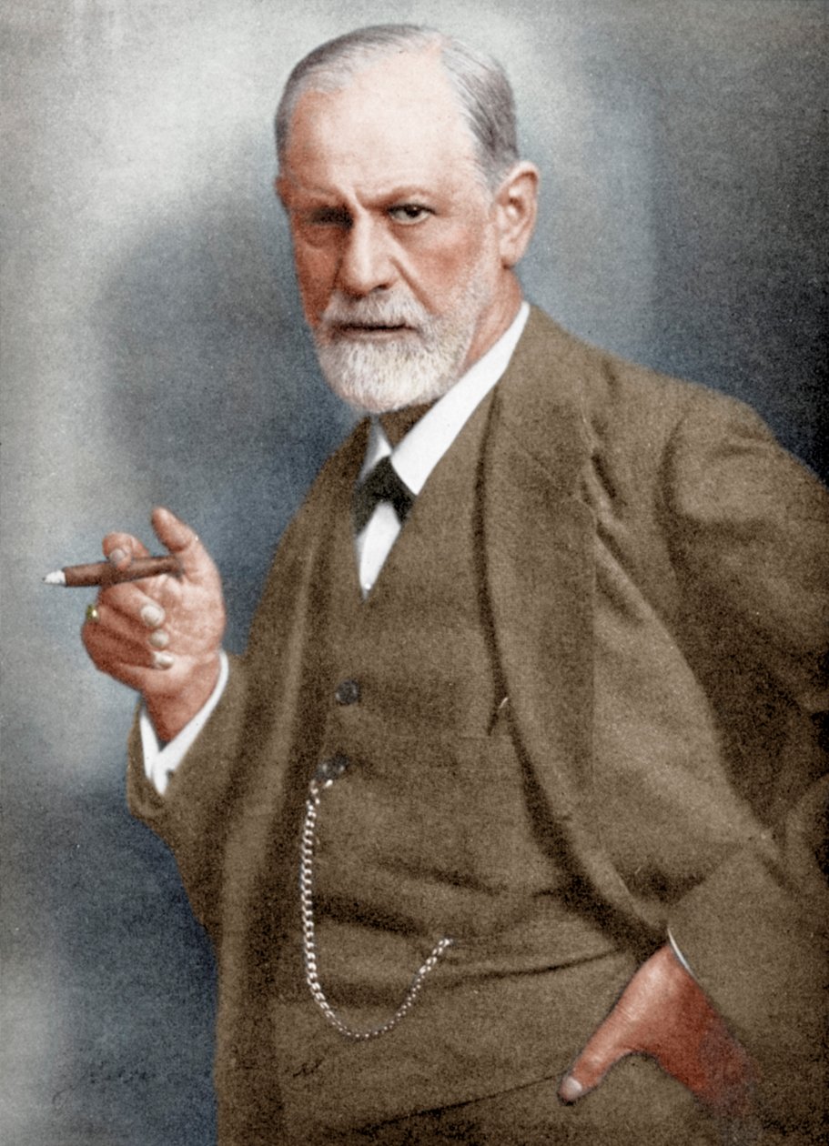 Sigmund Freud 1856-1939, itävaltalainen neurologi tekijältä Unbekannt