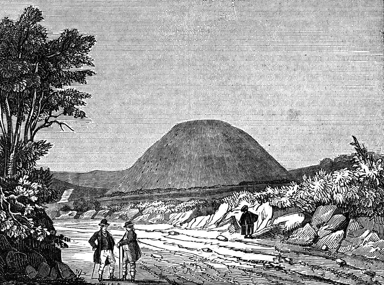 Silbury Hill, Wiltshire, Englanti, 1836 tekijältä Unbekannt