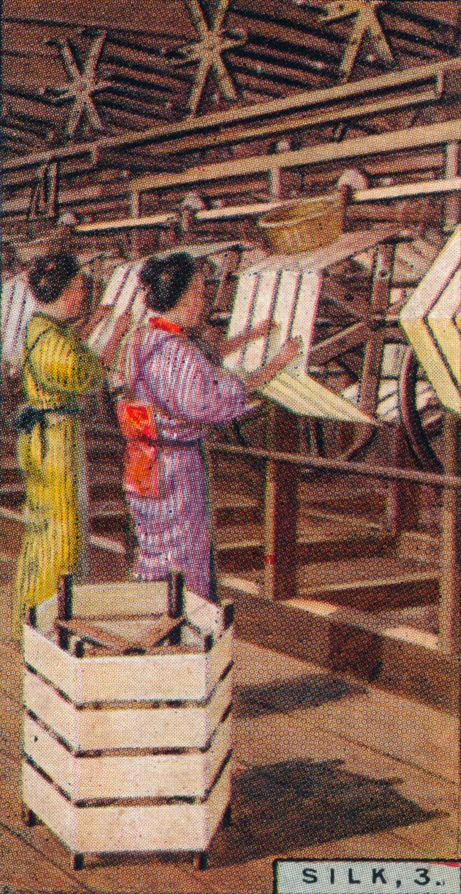 Silkki, 3. - Reeling Silk, Japani, 1928 tekijältä Unbekannt