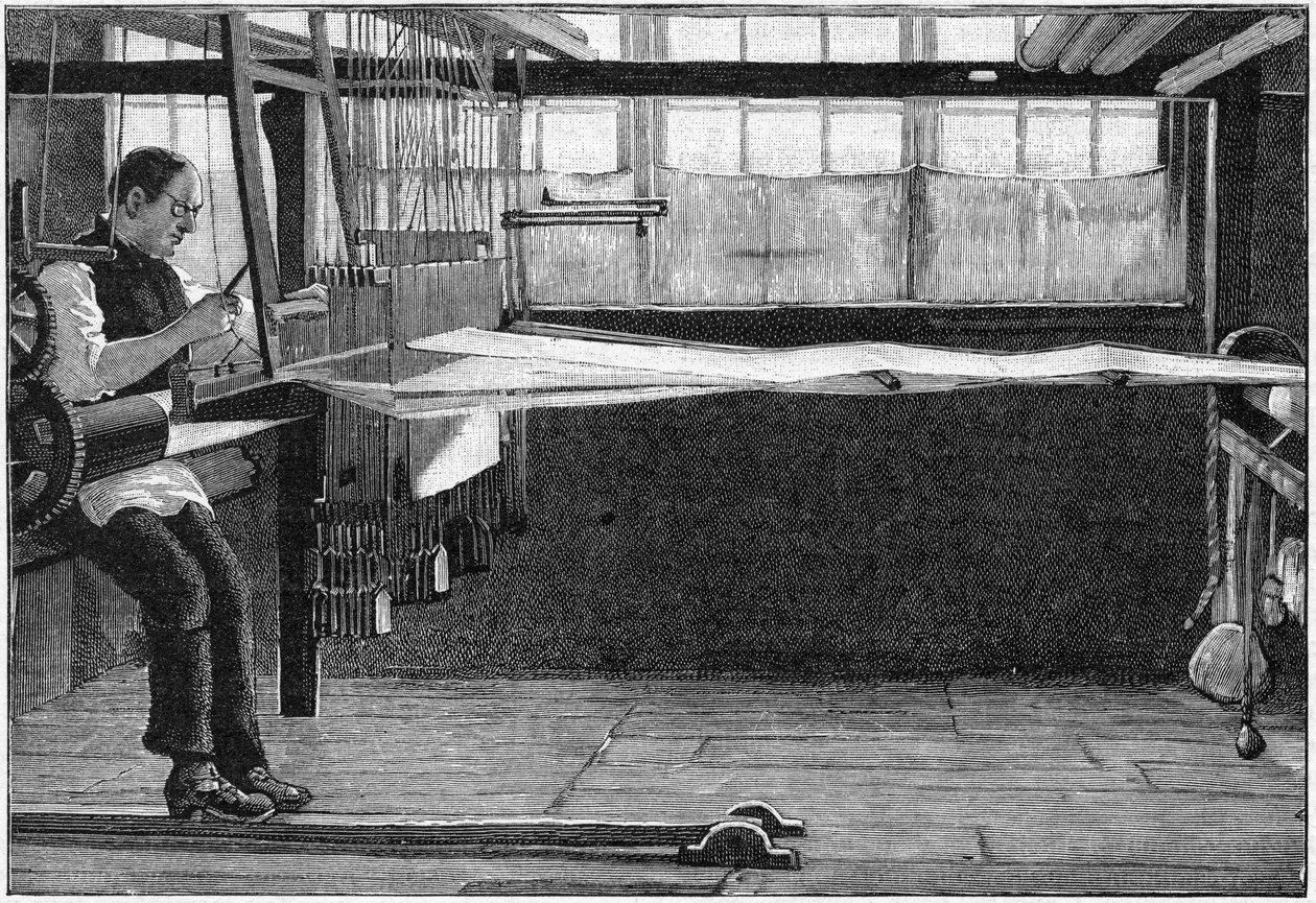 Silkkikutoja, Bethnal Green, East London, 1893 tekijältä Unbekannt
