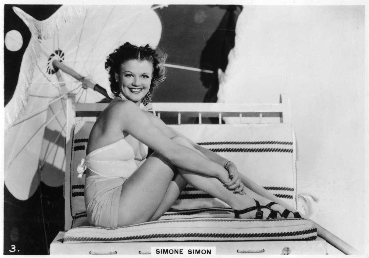 Simone Simon, ranskalainen elokuvanäyttelijä, 1938 tekijältä Unbekannt