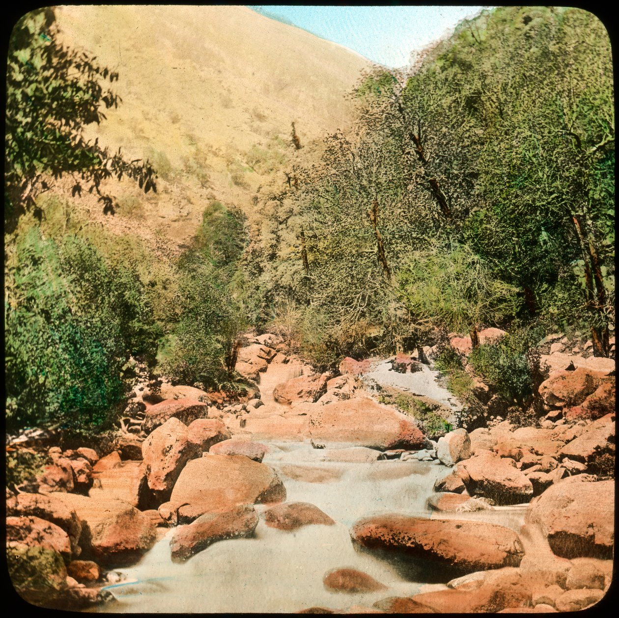 Sindhin laakso, Kashmir, Intia, 1800-luvun loppu tai 1900-luvun alku tekijältä Unbekannt
