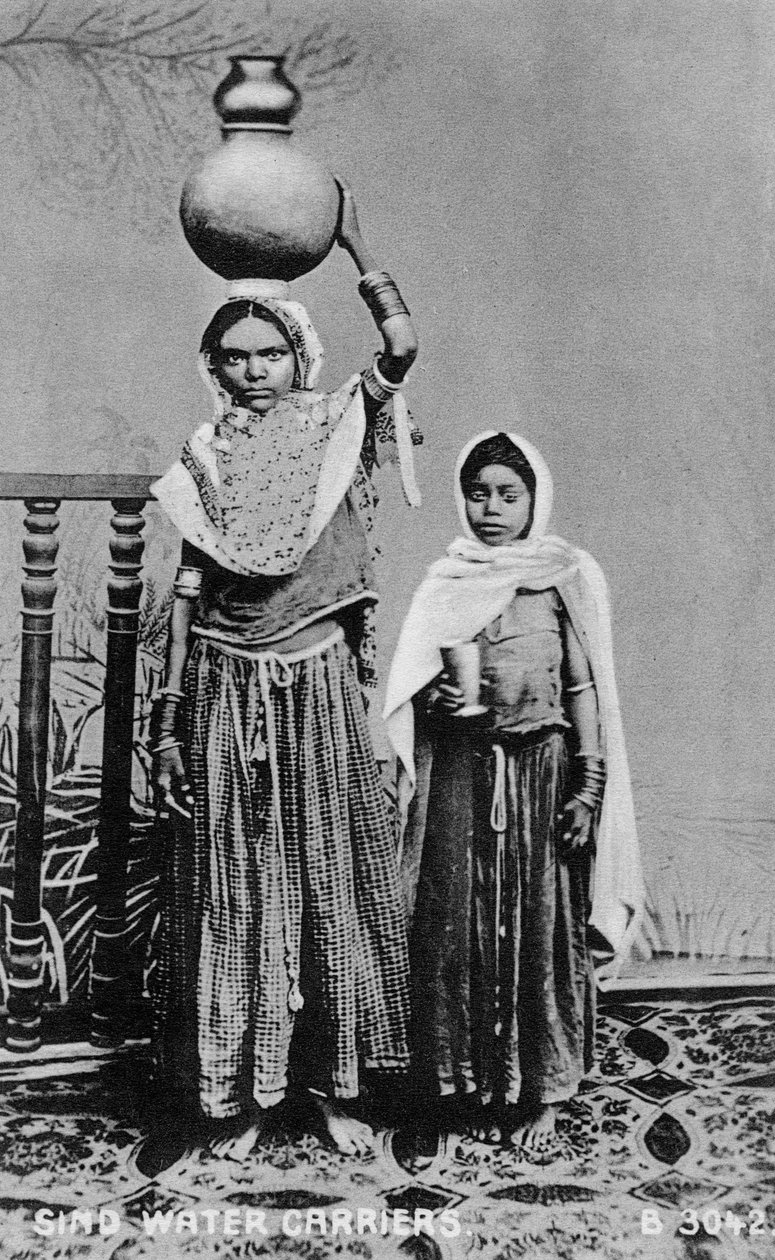 Sindhin vesisäiliöt, Intia, 1917 tekijältä Unbekannt