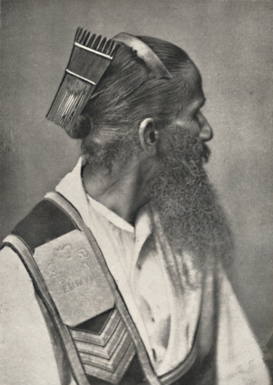 Sinhala-palvelija kilpikonnankuorikampa, 1926 tekijältä Unbekannt