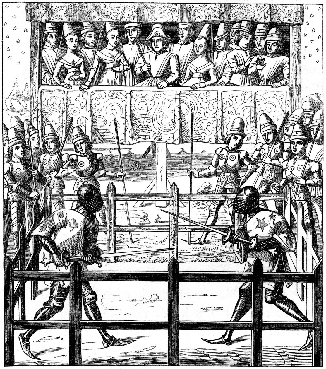 Yksittäistastelu, 1400-luku 1849 tekijältä Unbekannt