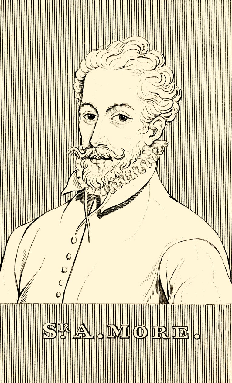 Sir A. More, c1517-1577, 1830. tekijältä Unbekannt