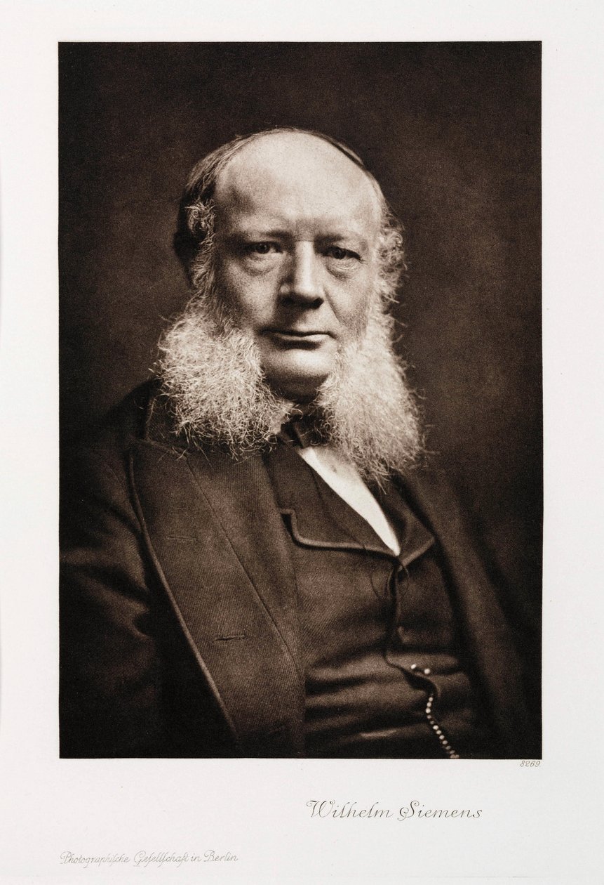 Sir Charles William Siemens, saksalainen insinööri, n. 1860-1870 tekijältä Unbekannt