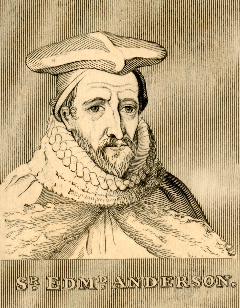 Sir Edmund Anderson, 1530-1605, 1830. tekijältä Unbekannt