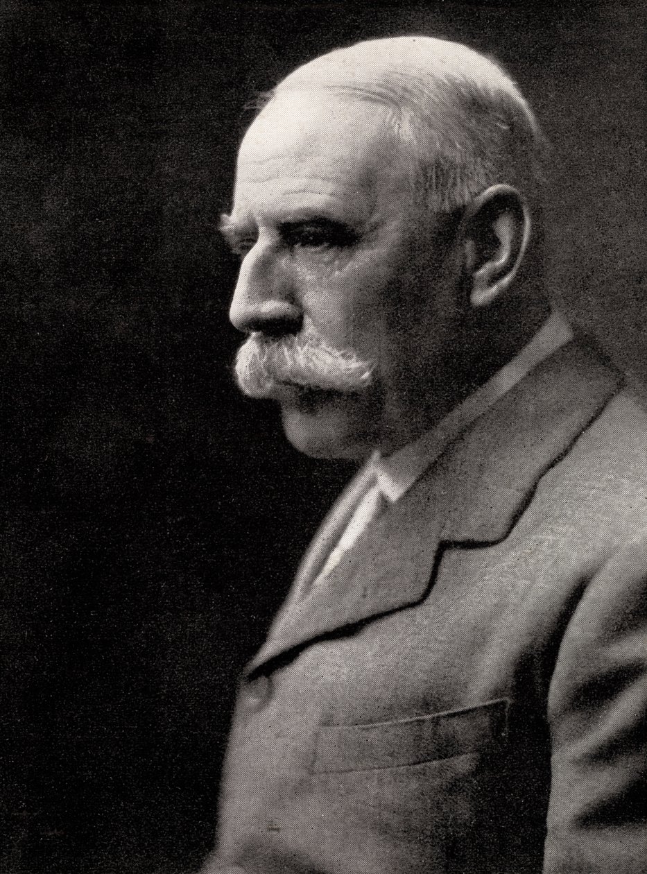 Sir Edward Elgar, 1857-1934, englantilainen säveltäjä, 1900-luvun alku tekijältä Unbekannt