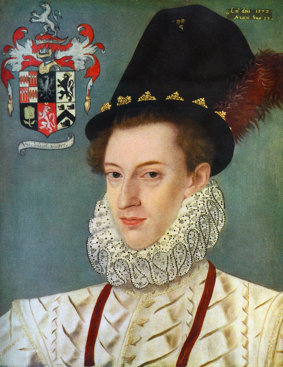 Sir Edward Hoby, 1560-1617 tekijältä Unbekannt