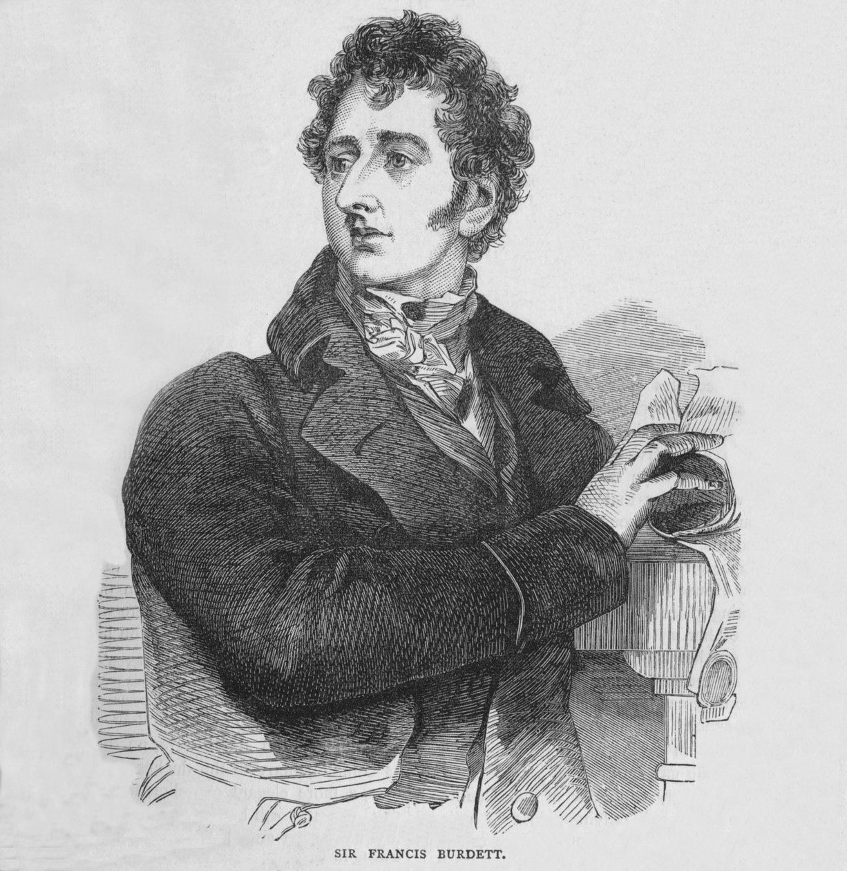 Sir Francis Burdett, englantilainen uudistusmielinen poliitikko, 1810 1878 tekijältä Unbekannt