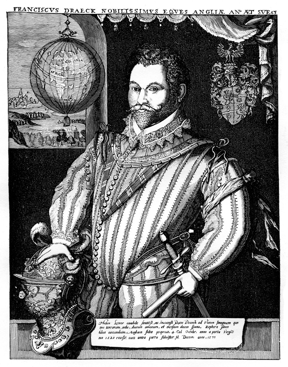 Sir Francis Drake, 1500-luku, 1910 tekijältä Unbekannt