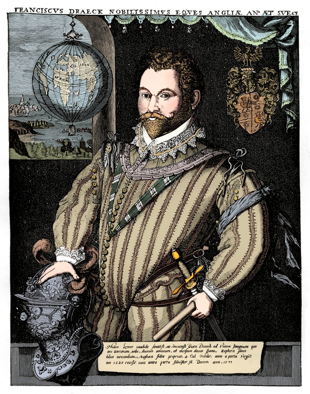 Sir Francis Drake, 1500-luku, 1910 tekijältä Unbekannt