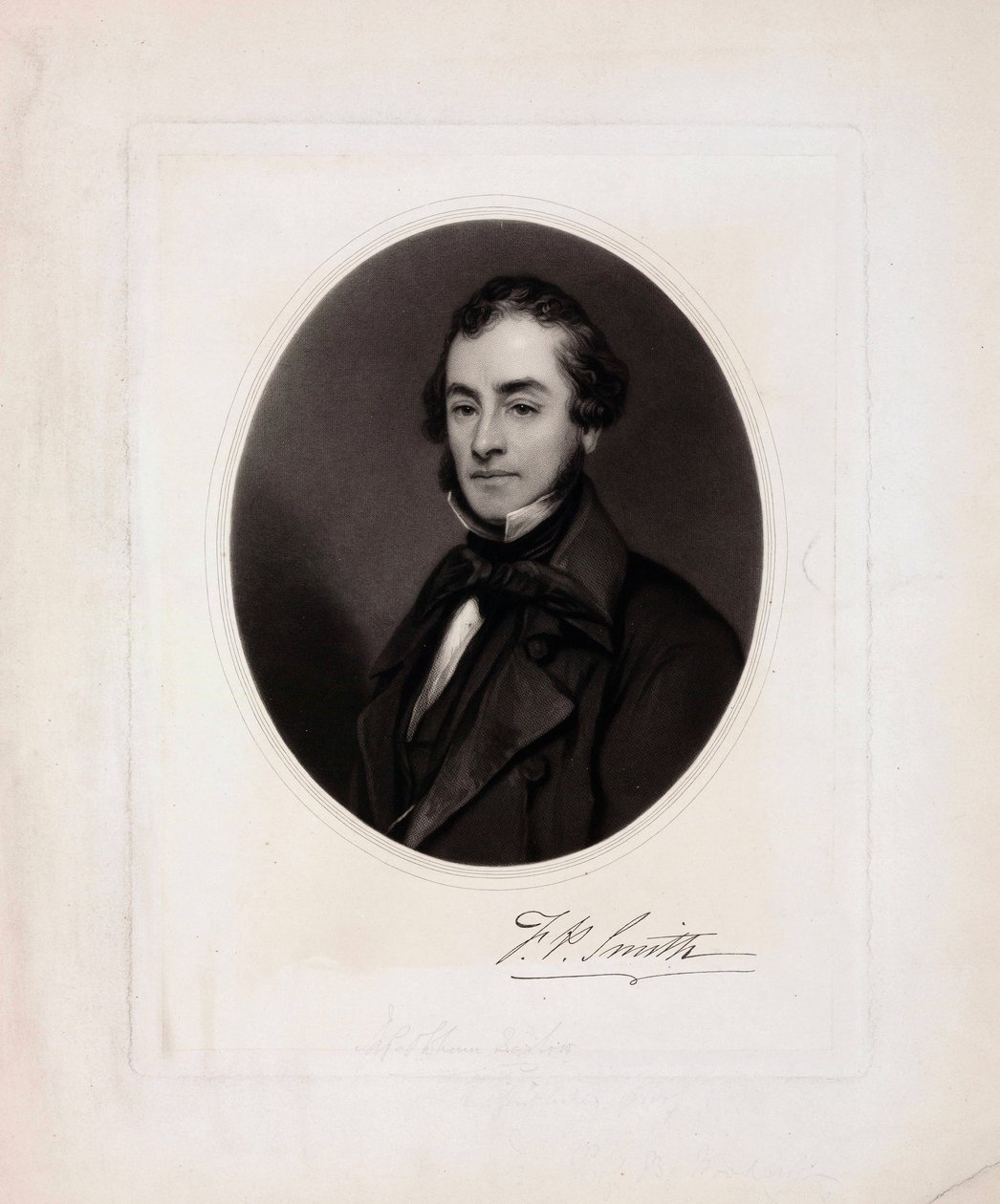 Sir Francis Pettit Smith, englantilainen meriinsinööri, n. 1850-luku tekijältä Unbekannt